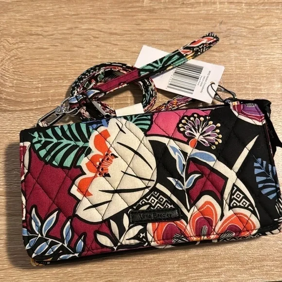 Vera Bradley crossbody Wallet purse slim NEW Kauai floral NWT - Picture 3 of 7